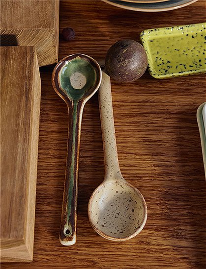 2er Set Servierlöffel 70s Keramik von HKliving ★ Kundenbewertung "Sehr gut" ★ 12&percnt; Rabatt für Neukunden ★ Schnell verschickt ★ Jetzt bei car-Moebel.de