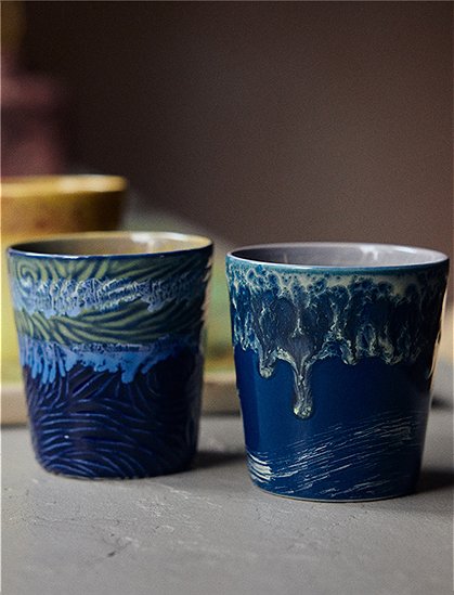 2er Set Coffee Mugs Van Gogh, 70s v. HKliving ★ Kundenbewertung "Sehr gut" ★ 12&percnt; Rabatt für Neukunden ★ Schnell verschickt ★ Bei car-Moebel.de