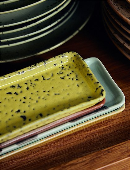 XS Tablett, 2x7,7x13,6 cm, 70s Keramik von HKliving ★ Kundenbewertung "Sehr gut" ★ 12&percnt; Neukundenrabatt ★ Schnell verschickt ★ Bei car-Moebel.de