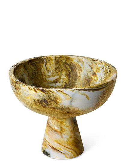 Marmor Bowl mit Fuß, 19xØ23,5 cm v. HKliving ★ Kundenbewertung "Sehr gut" ★ 12&percnt; Rabatt für Neukunden ★ Schnell verschickt ★ Jetzt bei car-Moebel.de