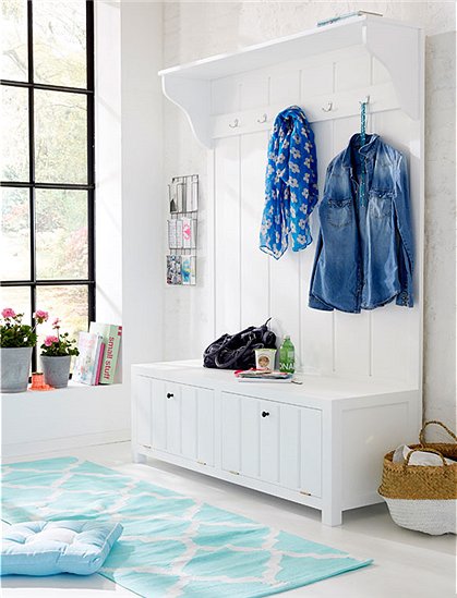 Wandgarderobe mit klappbarem Sitz &#9733; Kundenbewertung "Sehr gut" &#9733; 10&euro; Rabatt für Neukunden &#9733; Schnell verschickt &#9733; Günstig bei car-Moebel.de