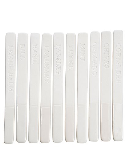 Kräuter Sticks zum Kennzeichnen, Keramik 2
