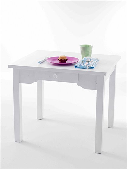 Weißer Kindertisch &#9733; Kundenbewertung "Sehr gut" &#9733; 10&euro; Rabatt für Neukunden &#9733; Schnell verschickt &#9733; Jetzt günstig kaufen bei car-Moebel.de