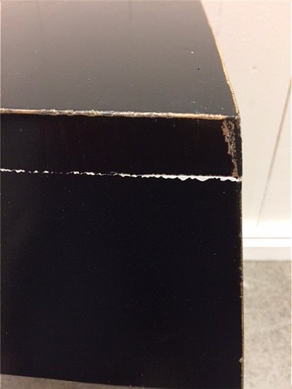 LVd92 Hocker, Holz, schwarz 2