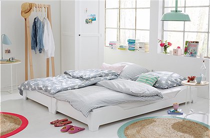 Stapelbett weiß &#9733; Kundenbewertung "Sehr gut" &#9733; 10&euro; Rabatt für Neukunden &#9733; Schnell verschickt &#9733; Jetzt günstig kaufen bei car-Moebel.de