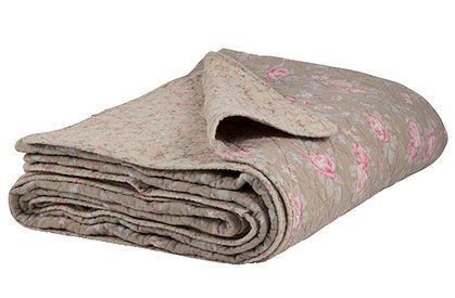 Tagesdecke Blumen, beige von Ib Laursen 3
