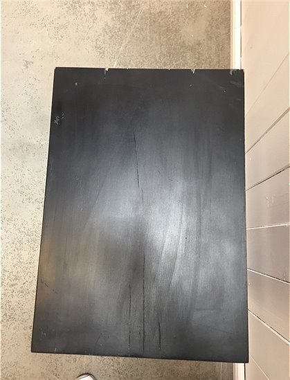 Beistelltisch, 1 Schublade, schwarz 3