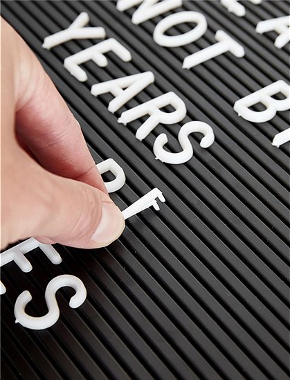 Buchstabenbord von Monograph &#9733; Kundenbewertung "Sehr gut" &#9733; 10&euro; Rabatt für Neukunden &#9733; Schnell verschickt &#9733; Günstig bei car-Moebel.de