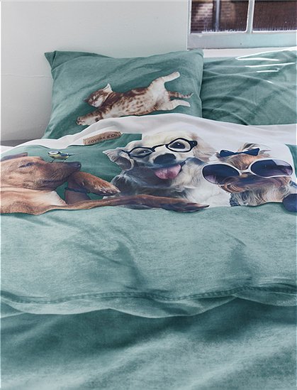 Entdecken Sie die Bettwäsche mit Hunde Aufdruck bei car-Moebel.de! Für echte Tierliebhaber ein Muß!