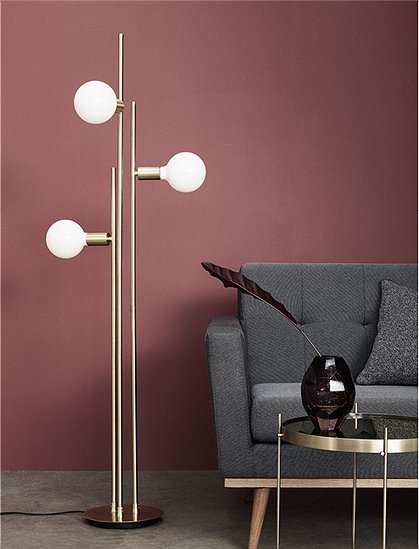 Stehleuchte Bulb von HÜBSCH Interior &#9733; Kundenbewertung "Sehr gut" &#9733; 10&euro; Rabatt für Neukunden &#9733; Jetzt günstig kaufen bei car-Moebel.de
