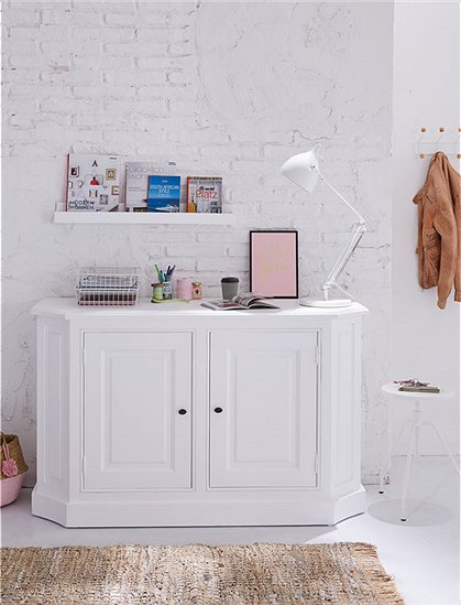 Tolle weiße Kommode aus Kiefernholz im Landhausstil &#9733; Kundenbewertung "Sehr gut" &#9733; 10&euro; Rabatt für Neukunden &#9733; Günstig bei car-Moebel.de