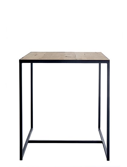 Kleiner Küchentisch mit Metallrahmen und Eichenplatte. &#9733; Kundenbewertung "Sehr gut" &#9733; 10&euro; Rabatt für Neukunden &#9733; Günstig bei car-Moebel.de