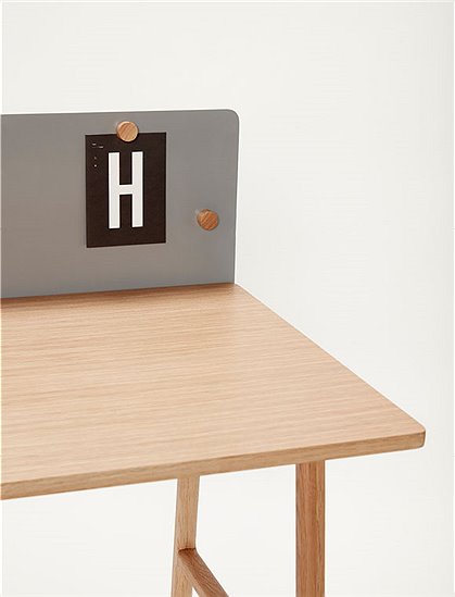 Schreibtisch Magnettafel von HÜBSCH Interior &#9733; Kundenbewertung "Sehr gut" &#9733; 10&euro; Rabatt für Neukunden &#9733; Jetzt günstig kaufen bei car-Moebel.de