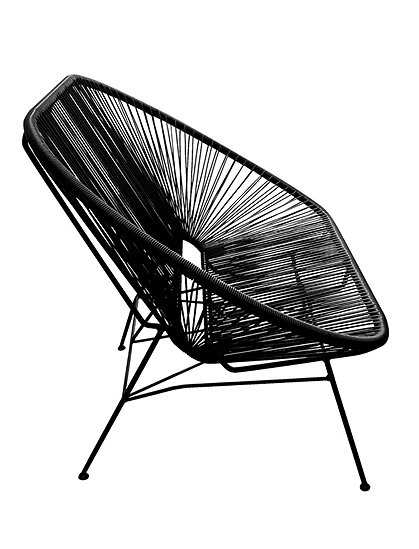Loungebank in schwarz &#9733; Kundenbewertung "Sehr gut" &#9733; 10&euro; Rabatt für Neukunden &#9733; Schnell verschickt &#9733; Jetzt günstig kaufen bei car-Moebel.de
