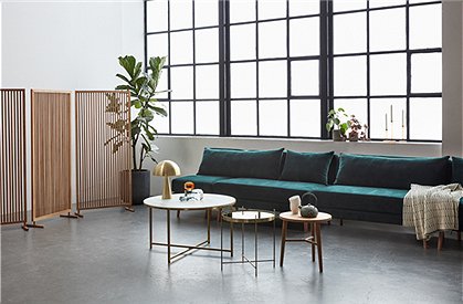 Sofa 2 Sitzer mit Sessel von HÜBSCH Interior &#9733; Kundenbewertung "Sehr gut" &#9733; 10&euro; Rabatt für Neukunden &#9733; Schnell verschickt &#9733; Günstig bei car-Moebel.de!