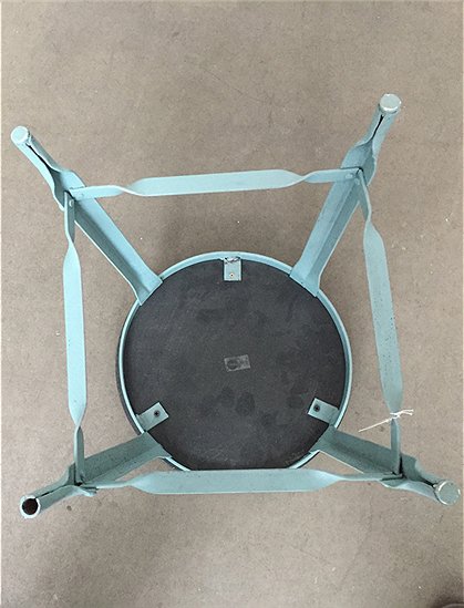 Metallhocker blau, Nr.374 3