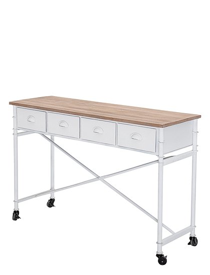 Konsolentisch in weiß von Bloomingville &#9733; Kundenbewertung "Sehr gut" &#9733; 10&euro; Rabatt für Neukunden &#9733; Schnell verschickt &#9733; Günstig bei car-Moebel.de