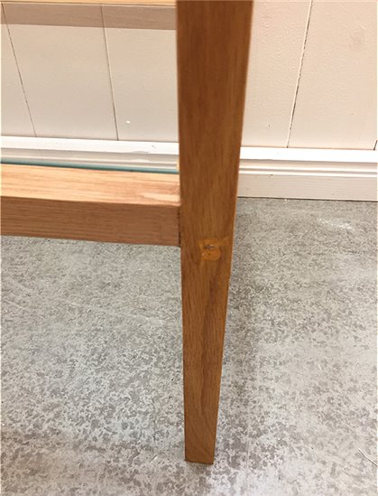 Regal, Holz/Glas Nr:456 3