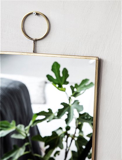 Wandspiegel Messing von house doctor &#9733; Kundenbewertung "Sehr gut" &#9733; 10&euro; Neukundenrabatt &#9733; Schnell verschickt &#9733; Günstig bei car-Moebel.de