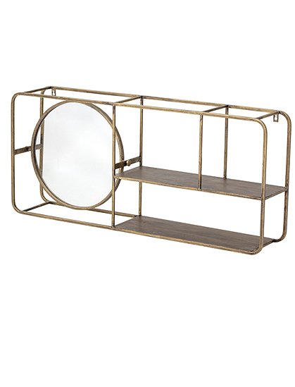 Regal mit Spiegel von Bloomingville &#9733; Kundenbewertung "Sehr gut" &#9733; 10&euro; Rabatt für Neukunden &#9733; Schnell verschickt &#9733; Günstig bei car-Moebel.de