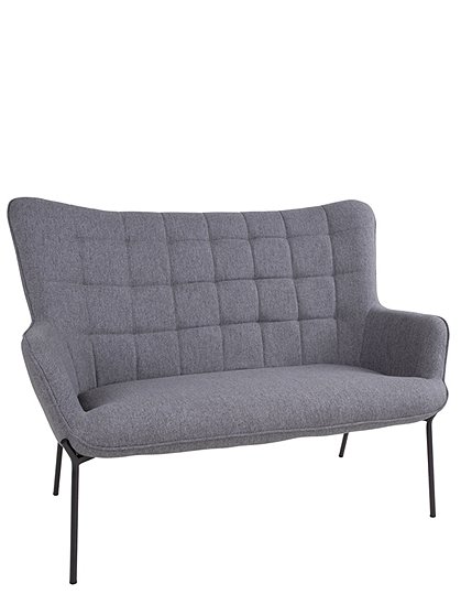 Sofa 2-Sitzer, grau &#9733; Kundenbewertung "Sehr gut" &#9733; 10&euro; Rabatt für Neukunden &#9733; Schnell verschickt &#9733; Jetzt günstig kaufen bei car-Moebel.de