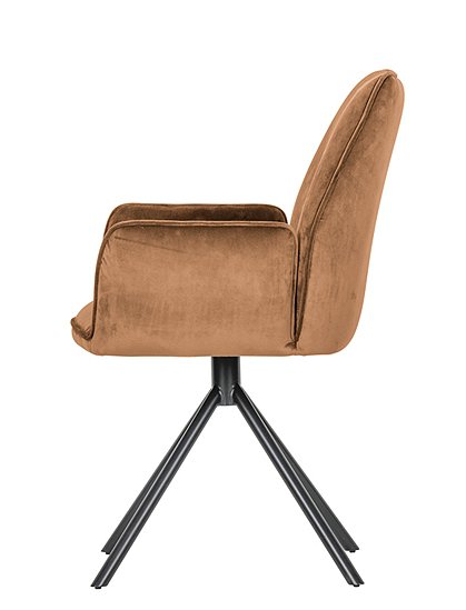 Samtstuhl Amber von Woood &#9733; Kundenbewertung "Sehr gut" &#9733; 10&euro; Rabatt für Neukunden &#9733; Jetzt günstig kaufen bei car-Moebel.de
