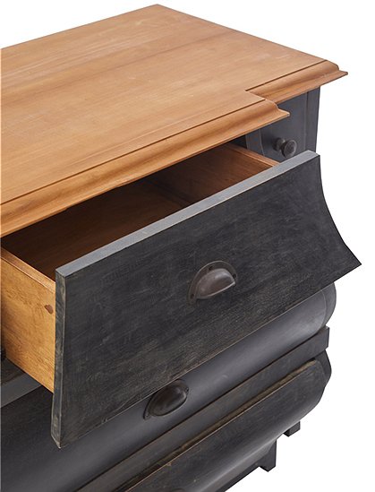 Kleine Barock Kommode in schwarz &#9733; Kundenbewertung "Sehr gut" &#9733; 10&euro; Rabatt für Neukunden &#9733; Schnell verschickt &#9733; Jetzt günstig bei car-Moebel.de
