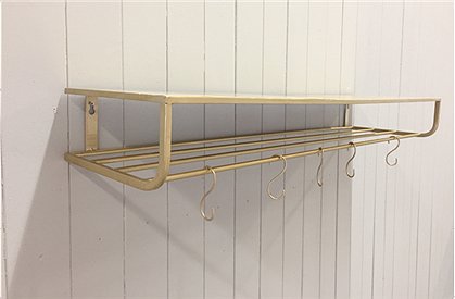 Wandregal, Metall, gold 120cm Nr.720 3