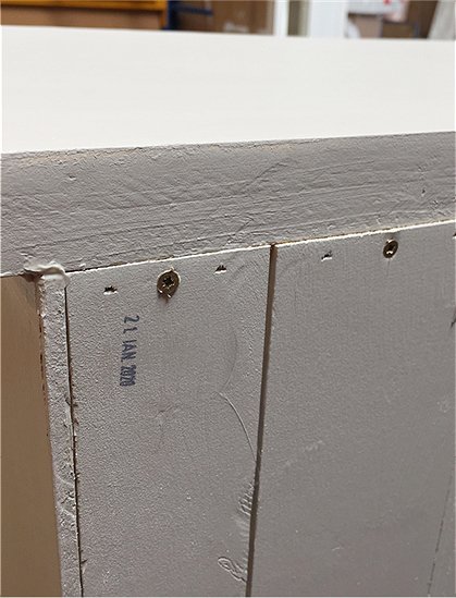 Kommode 5 Schübe, 2 Türen, ecru Nr.: 737 3