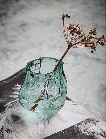 Vase in blau von house doctor &#9733; Kundenbewertung "Sehr gut" &#9733; 10&euro; Neukundenrabatt &#9733; Schnell verschickt &#9733; Günstig bei car-Moebel.de