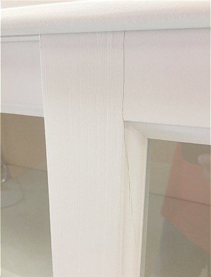LV00816 Schrank,Glasschiebetüren,weiß 3