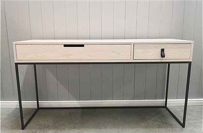 LV00857 Tisch mit 2 Schüben, Esche 3