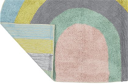 Teppich Regenbogen von liv interior &#9733; Kundenbewertung "Sehr gut" &#9733; 10&euro; Rabatt für Neukunden &#9733; Schnell verschickt &#9733; Günstig kaufen bei car-Moebel.de