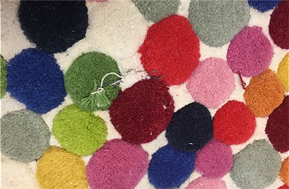 LV00970 Teppich bunte Punkte  3