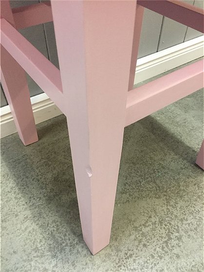 Hocker, rosa Nr:998 3
