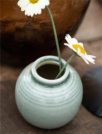 glasierte Vase aus Keramik von Ib Laursen &#9733; Kundenbewertung "Sehr gut" &#9733; 10&euro; Rabatt für Neukunden &#9733; Schnell verschickt &#9733; Günstig bei car-Moebel.de