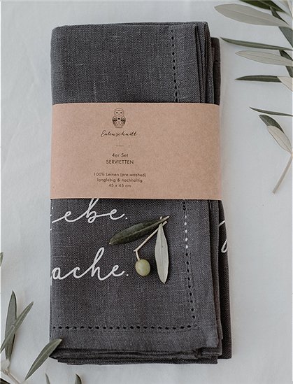 Servietten von Eulenschnitt &#9733; Kundenbewertung "Sehr gut" &#9733; 10&euro; Rabatt für Neukunden &#9733; Schnell verschickt &#9733; Günstig bei car-Moebel.de