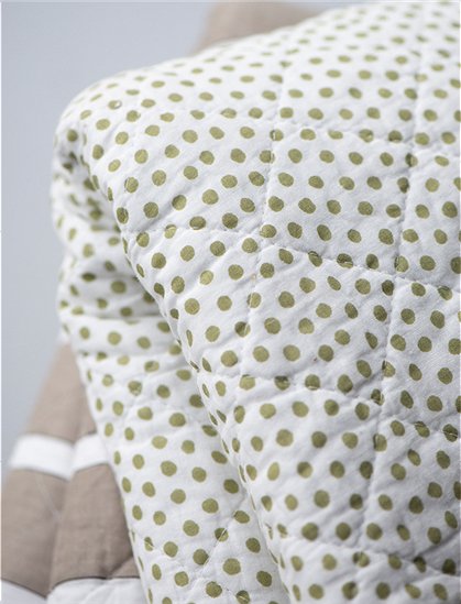 Quilt mit Muster aus Baumwolle von Ib Laursen &#9733; Kundenbewertung "Sehr gut" &#9733; 10&euro; Rabatt für Neukunden &#9733; Schnell verschickt &#9733; Günstig bei car-Moebel.de
