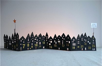 Adventskalender Häuser aus Papier von Good old friends #haken#Weihnachten #haken#Adventskalender #haken#Für Klein & Groß #haken#neu #haken#jetzt entdecken<br/><br/>