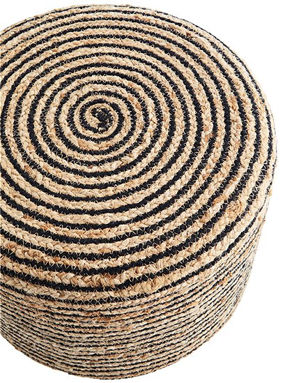 Hocker Jute von Madam Stoltz  &#9733; Kundenbewertung "Sehr gut" &#9733; 10&euro; Rabatt für Neukunden &#9733; Schnell verschickt &#9733; Jetzt günstig kaufen bei car-Moebel.de