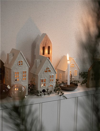 Keramik Haus für Teelicht von Ib Laursen &#9733; Kundenbewertung "Sehr gut" &#9733; 10&euro; Rabatt für Neukunden &#9733; Schnell verschickt &#9733; Günstig bei car-Moebel.de