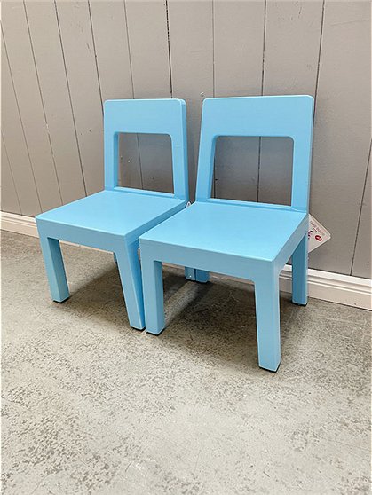 Kinderstuhl, blau Nr:1607 3