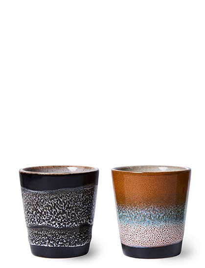 4er Set Ristretto Becher 70"s von HKliving &#9733; Kundenbewertung "Sehr gut" &#9733; 12&percnt; Rabatt für Neukunden &#9733; Schnell verschickt &#9733; Günstig bei car-Moebel.de