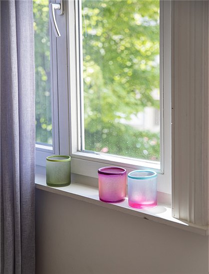 farbiges Windlicht aus Glas von HKliving &#9733; Kundenbewertung "Sehr gut" &#9733; 10&euro; Rabatt für Neukunden &#9733; Schnell verschickt &#9733; Günstig bei car-Moebel.de