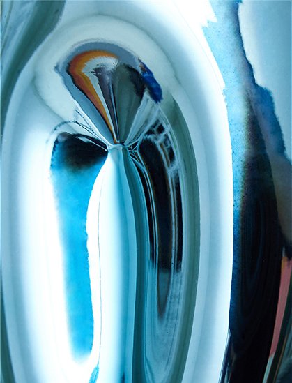 Design Vase, Chrom blau aus Glas von HKliving &#9733; Kundenbewertung "Sehr gut" &#9733; 10&euro; Rabatt für Neukunden &#9733; Schnell verschickt &#9733; Günstig bei car-Moebel.de
