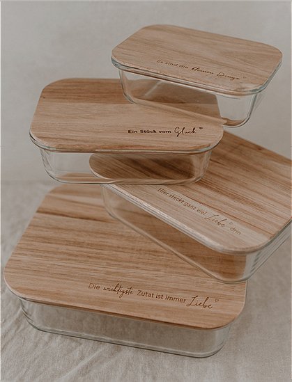 Vorratsdose , Glas m.Holzdeckel v. Eulenschnitt &#9733; Kundenbewertung "Sehr gut" &#9733; 10&euro; Rabatt für Neukunden &#9733; Schnell verschickt &#9733; Günstig bei car-Moebel.de