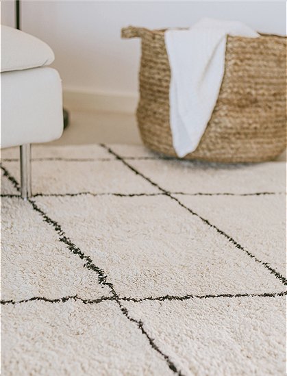Teppich Lines Ø 140 cm von Eulenschnitt &#9733; Kundenbewertung "Sehr gut" &#9733; 10&euro; Rabatt für Neukunden &#9733; Schnell verschickt &#9733; Günstig bei car-Moebel.de