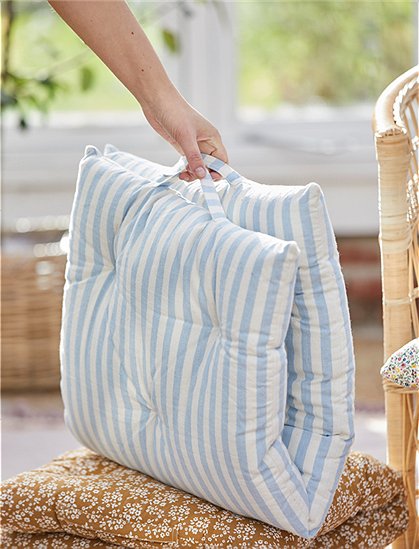 Matratzenkissen 50x100, Streifen Ib Laursen &#9733; Kundenbewertung "Sehr gut" &#9733; 10&euro; Rabatt für Neukunden &#9733; Schnell verschickt &#9733; Günstig bei car-Moebel.de