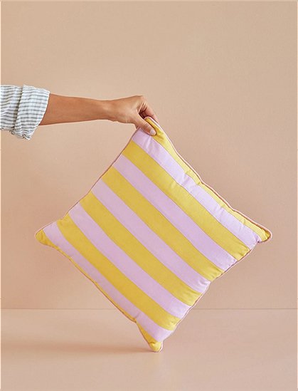 Baumwoll Kissen Streifen rice &#9733; Kundenbewertung "Sehr gut" &#9733; 10&euro; Rabatt für Neukunden &#9733; Schnell verschickt &#9733; Jetzt günstig kaufen bei car-Moebel.de
