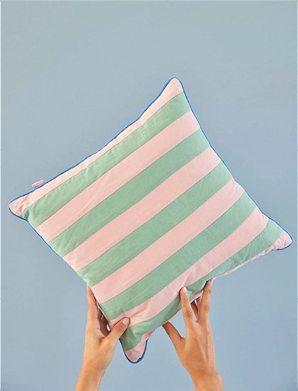 Baumwoll Kissen Streifen rice &#9733; Kundenbewertung "Sehr gut" &#9733; 10&euro; Rabatt für Neukunden &#9733; Schnell verschickt &#9733; Jetzt günstig kaufen bei car-Moebel.de